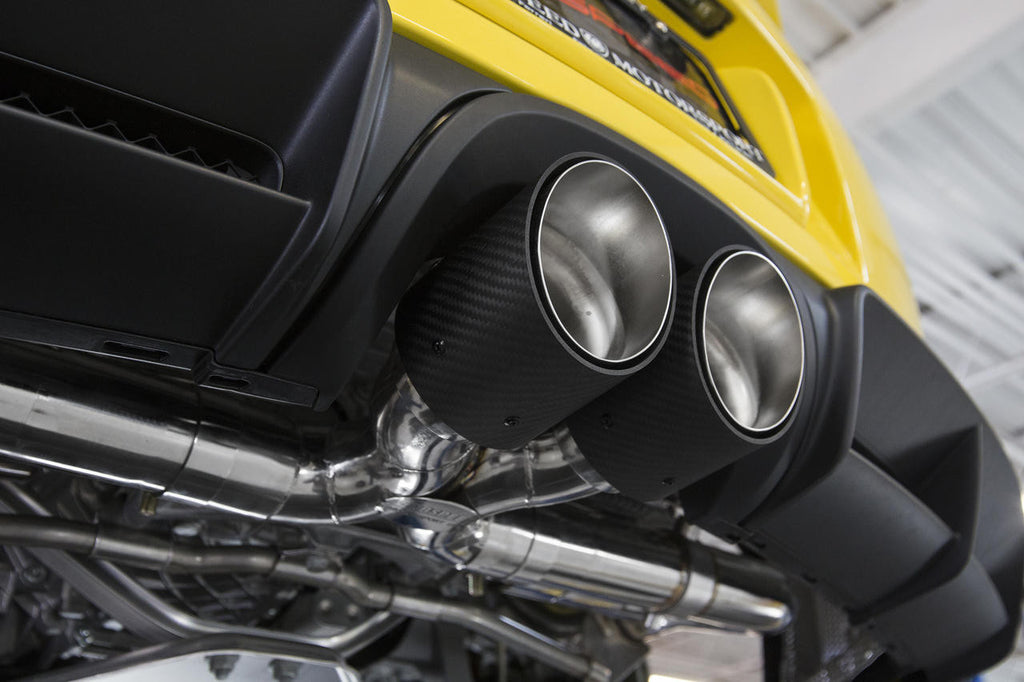 Fabspeed Porsche 987.2 Boxster / Cayman, Cayman R, Spyder Maxflo True X-Pipe with Dual Tips (2009-2012)