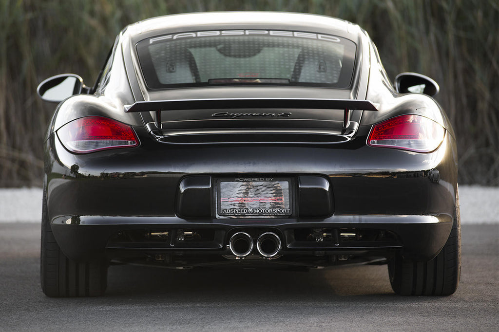 Fabspeed Porsche 987.2 Boxster / Cayman, Cayman R, Spyder Valved Exhaust System (2009-2012)