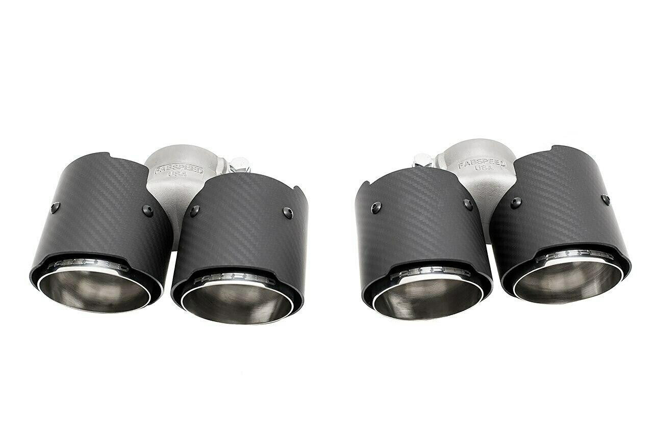 Fabspeed Porsche 991 Carrera Deluxe Quad-Style Tips (NON-S / NON-PSE) (2012-2016) Secondary image