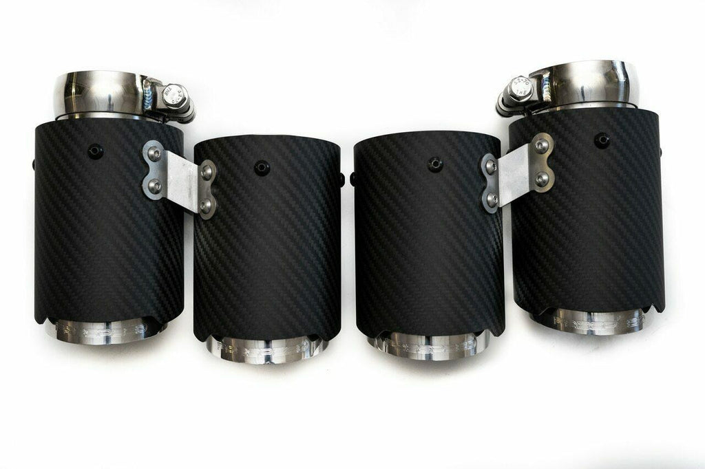 Fabspeed Porsche 991 Carrera Deluxe Quad-Style Tips (PSE / Carrera S) (2012-2016)