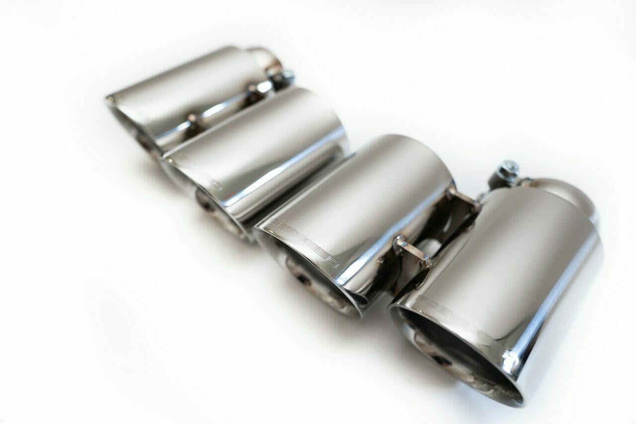 Fabspeed Porsche 991 Carrera Deluxe Quad-Style Tips (PSE / Carrera S) (2012-2016) Secondary image