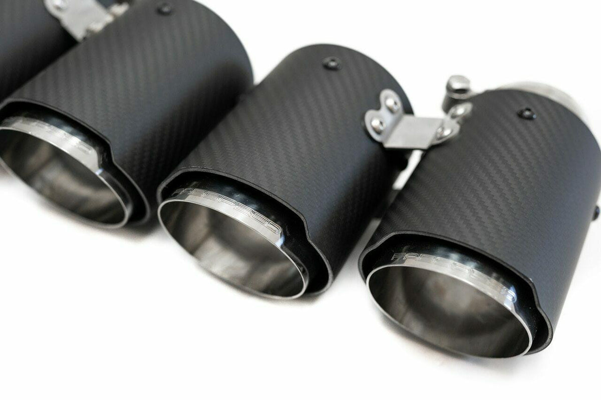 Fabspeed Porsche 991 Carrera Deluxe Quad-Style Tips (PSE / Carrera S) (2012-2016)