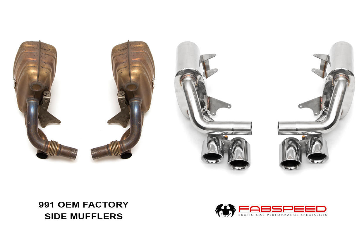 Fabspeed Porsche 991 Carrera Maxflo Performance Side Exhaust System (2012-2016) Secondary image