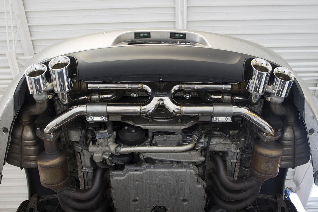 Fabspeed Porsche 991 Carrera Valved Center Muffler Bypass X-Pipe (Valved Exhaust Only) (2012-2016)