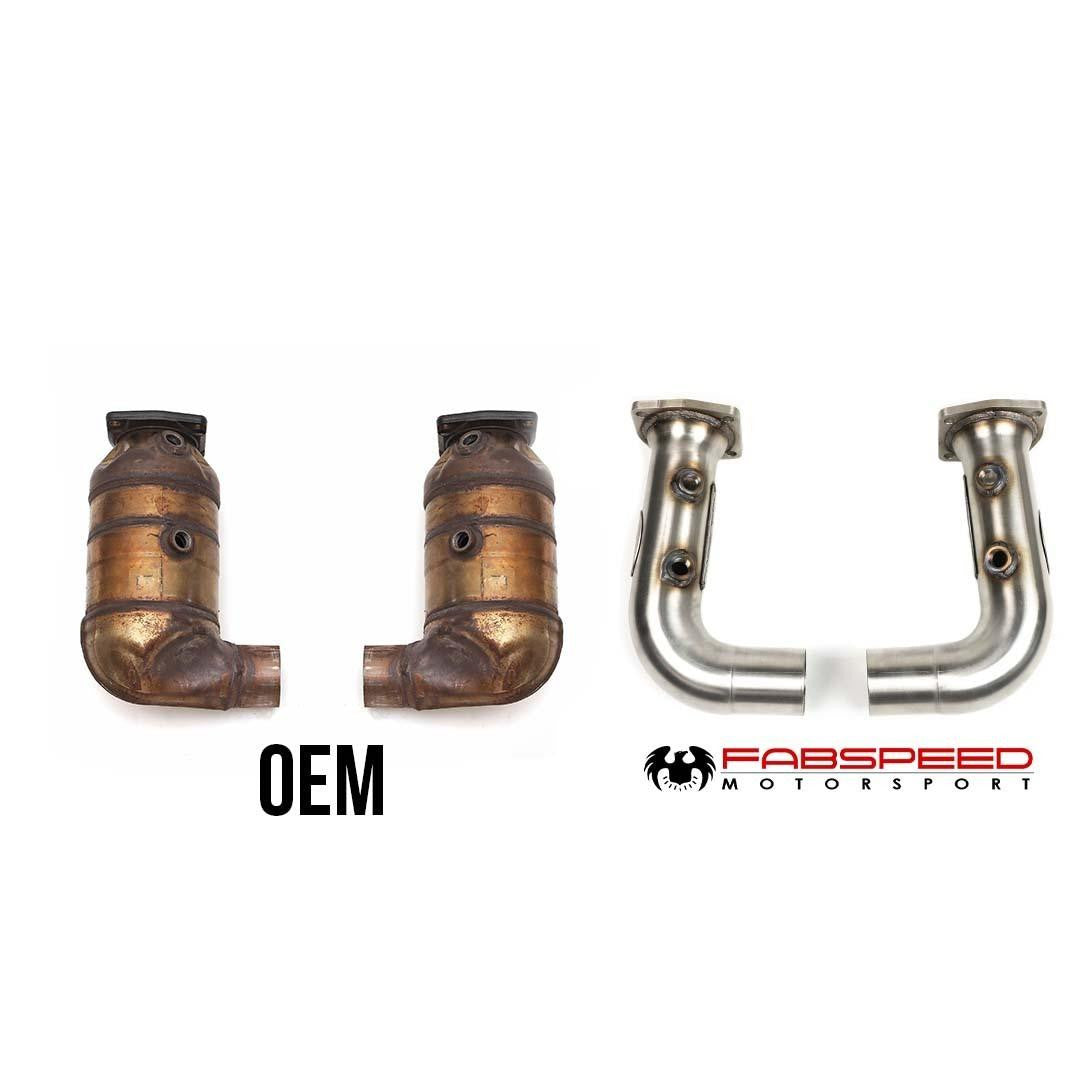 Fabspeed Porsche 991 Turbo / Turbo S Competition Link Pipes (2013-2016) Secondary image