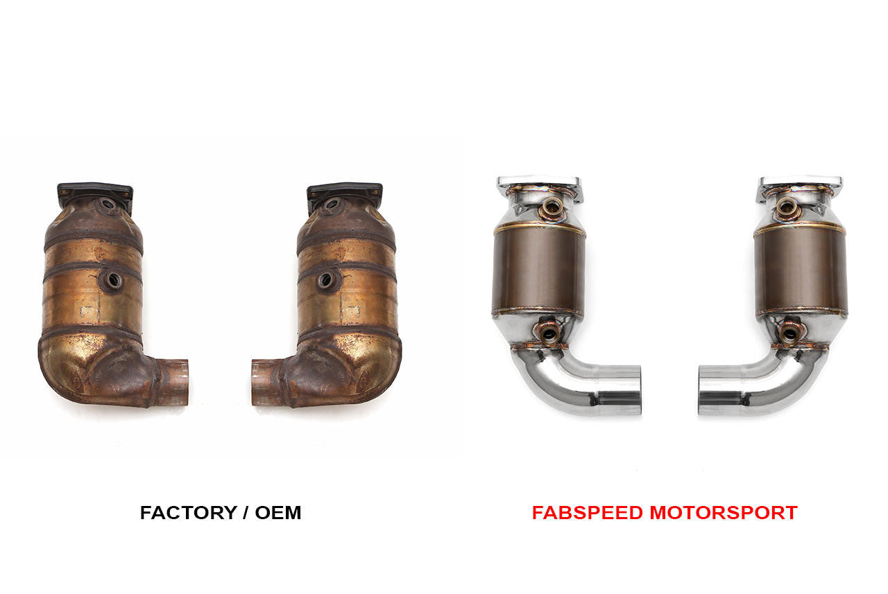 Fabspeed Porsche 991 Turbo / Turbo S Sport Catalytic Converters (2013-2016) Secondary image