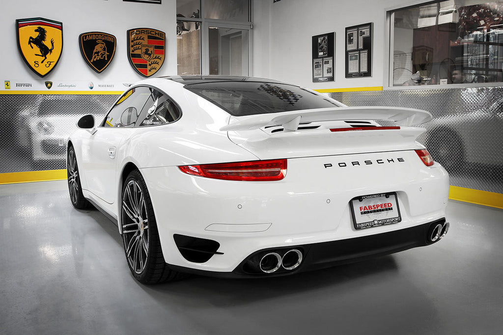 Fabspeed Porsche 991 Turbo / Turbo S Valved Supersport X-Pipe Exhaust System (2013-2016)