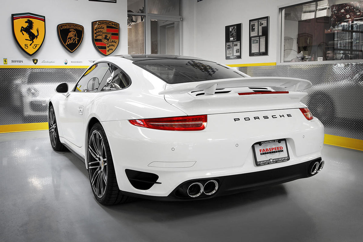 Fabspeed Porsche 991 Turbo / Turbo S Valved Supersport X-Pipe Exhaust System (2013-2016)