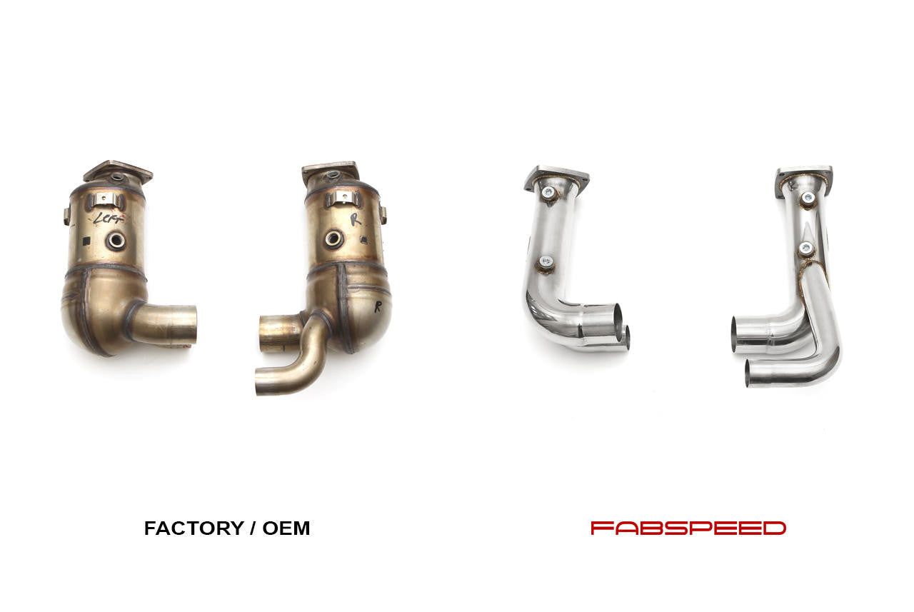 Fabspeed Porsche 991.2 Carrera link comp. Pipes (for PSE) (2017-2019) Secondary image