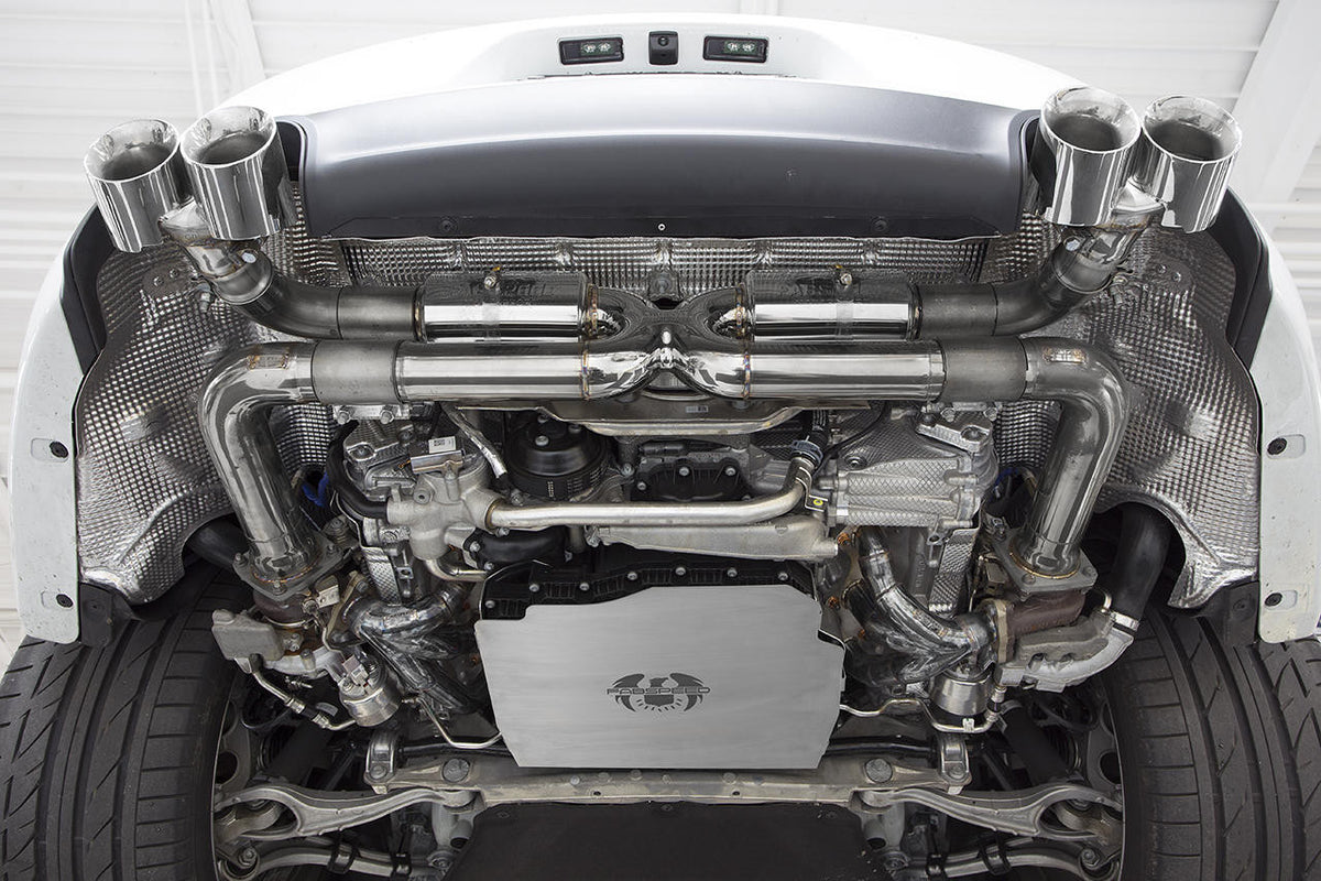 Fabspeed Porsche 991.2 Carrera Center Muffler Bypass X-Pipe (for Base) (2017-2019)