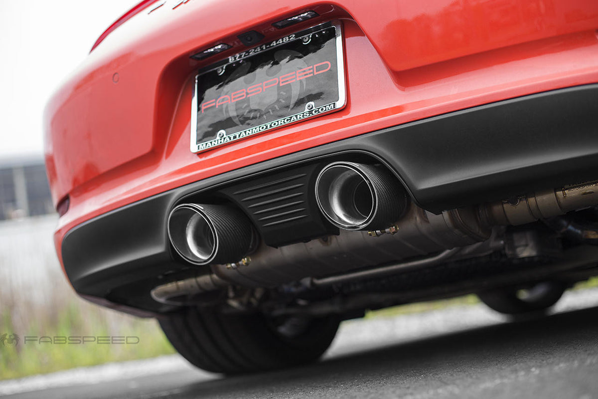 Fabspeed Porsche 991.2 Carrera Deluxe Dual Style Tips (for PSE) (2017-2019)