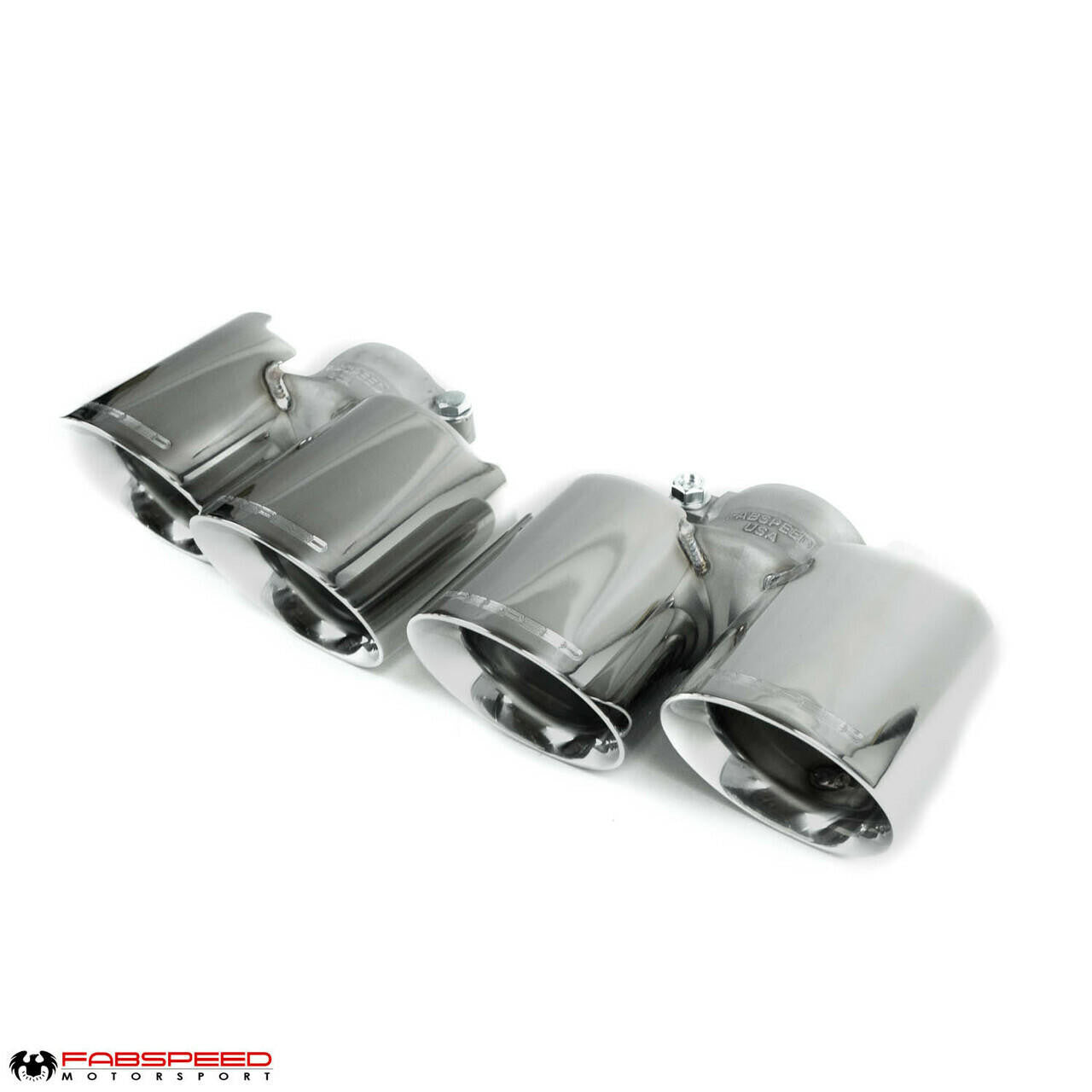 Fabspeed Porsche 991.2 Carrera Deluxe Quad Tips (2017-2019) Secondary image