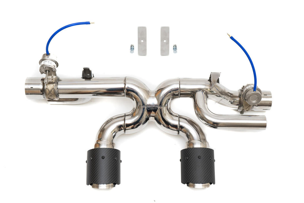 Fabspeed Porsche 991.2 Carrera Valved Center Muffler Bypass X-Pipe (PSE Only)