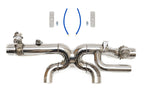 Fabspeed Porsche 991.2 Carrera Valved Center Muffler Bypass X-Pipe (PSE Only)