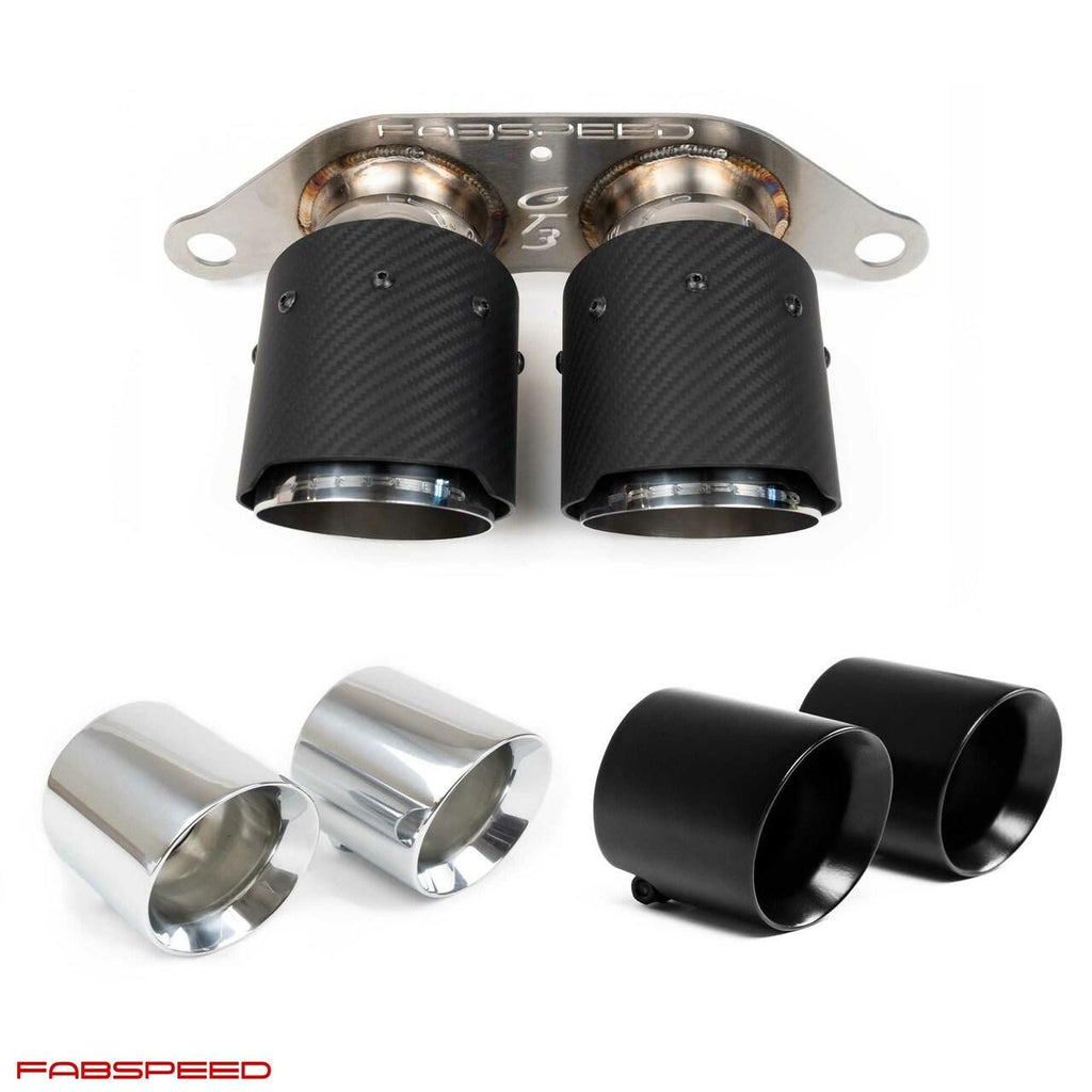 Fabspeed Porsche 991.2 GT3 / GT3 RS Deluxe Dual Style Tips (2017-2019)