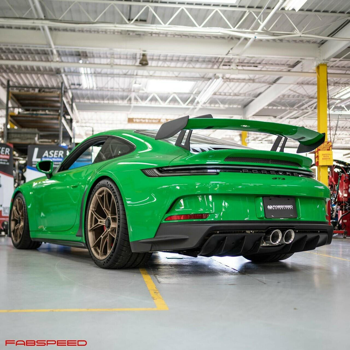 Fabspeed Porsche 992 GT3 / GT3 RS Deluxe Dual Style Tips (2022+)
