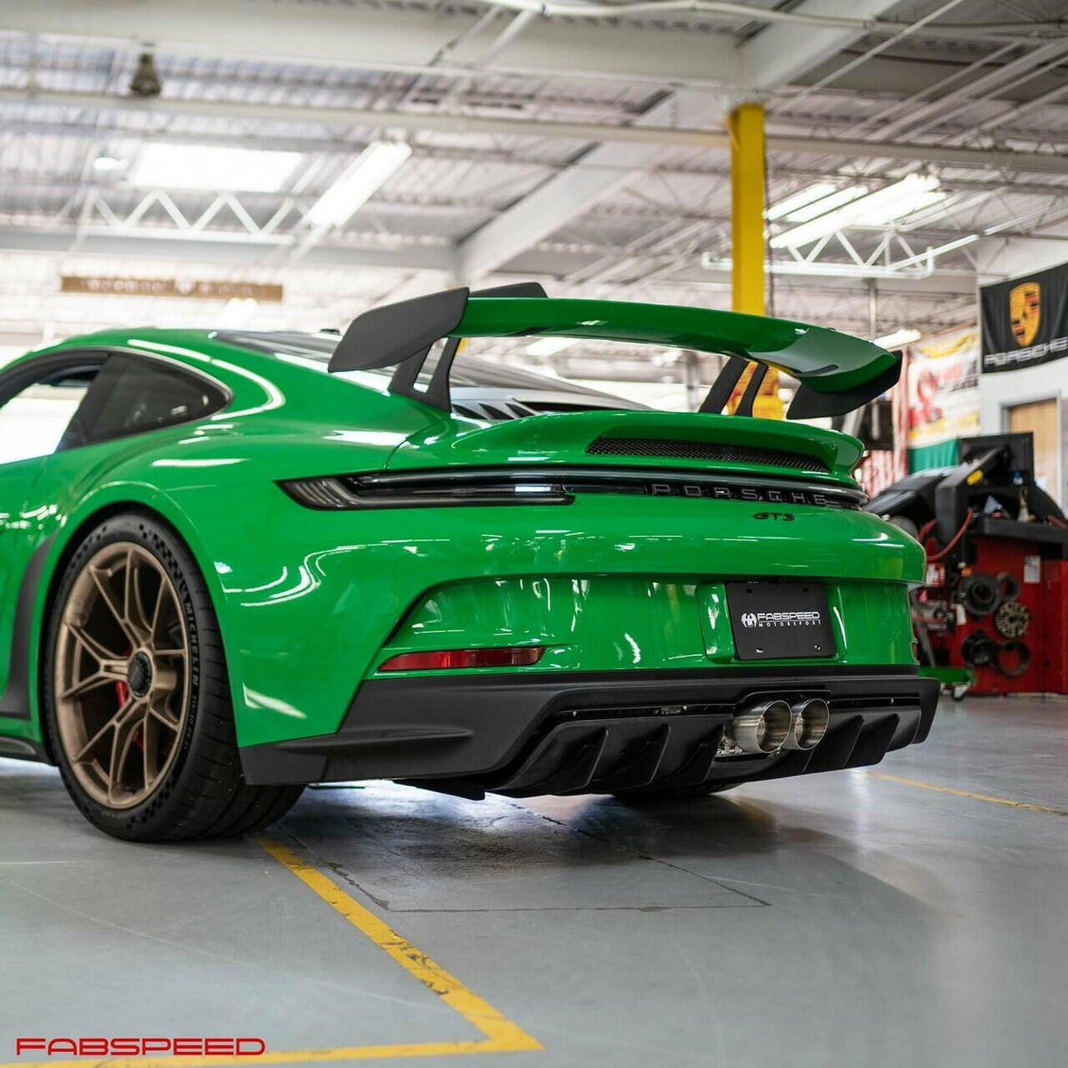 Fabspeed Porsche 992 GT3 / GT3 RS Deluxe Dual Style Tips (2022+)