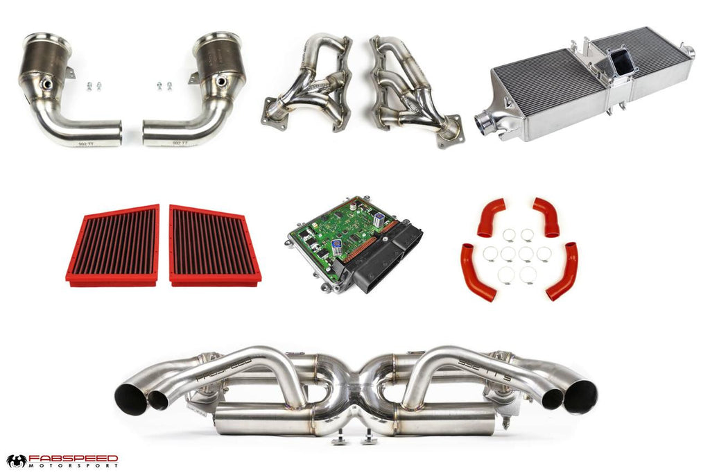 Fabspeed Porsche 992 Twin Turbo Stage 2 Performance Package