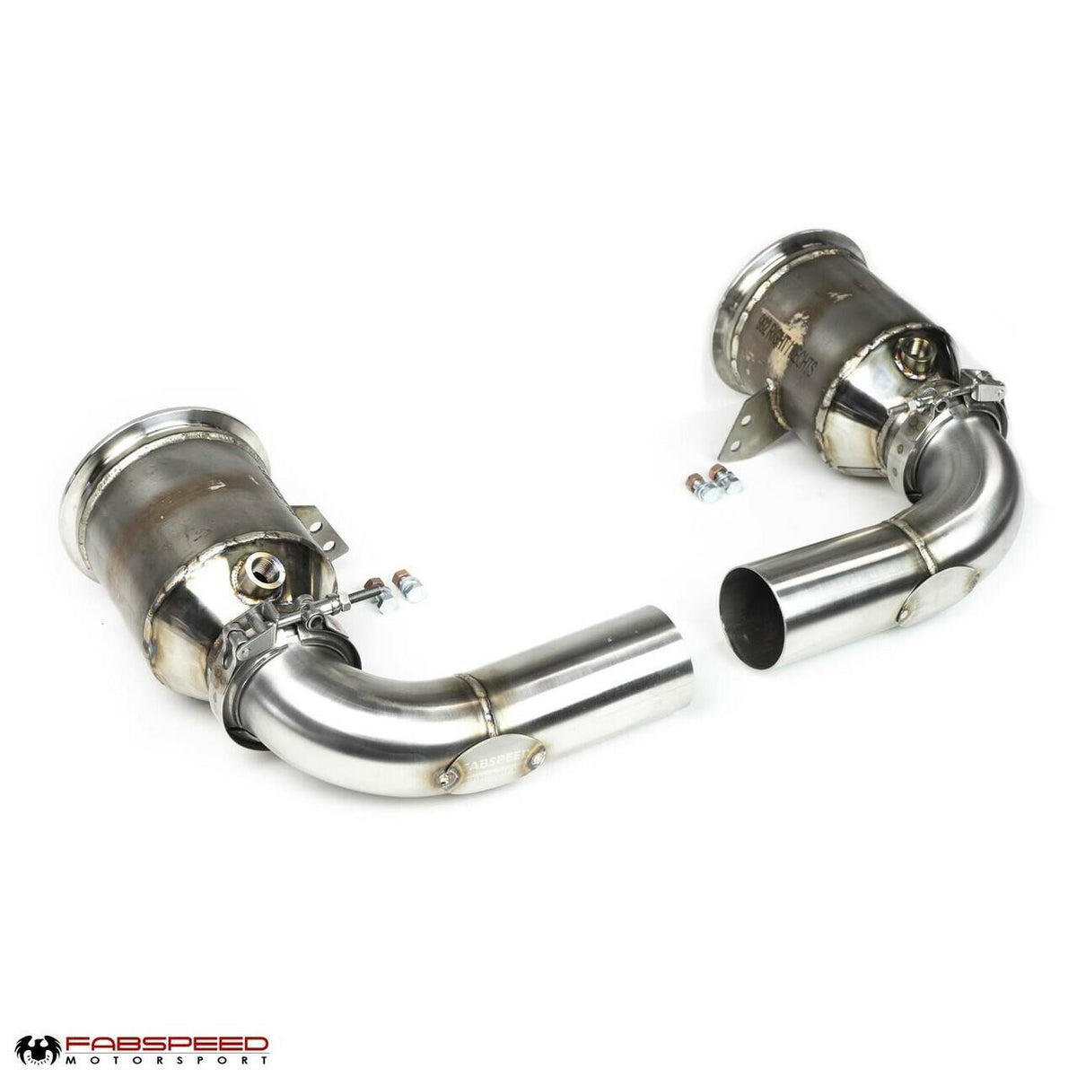 Fabspeed Porsche 992 Carrera Sport Catalytic Converters with GT2RS Style Outlets (2021+)