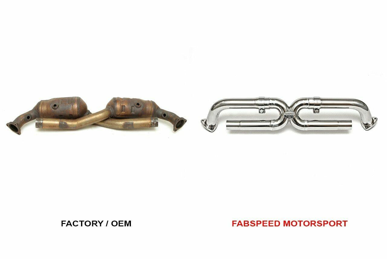 Fabspeed Porsche 996 Carrera Competition Link Pipe X-Pipe (1999-2004) Secondary image