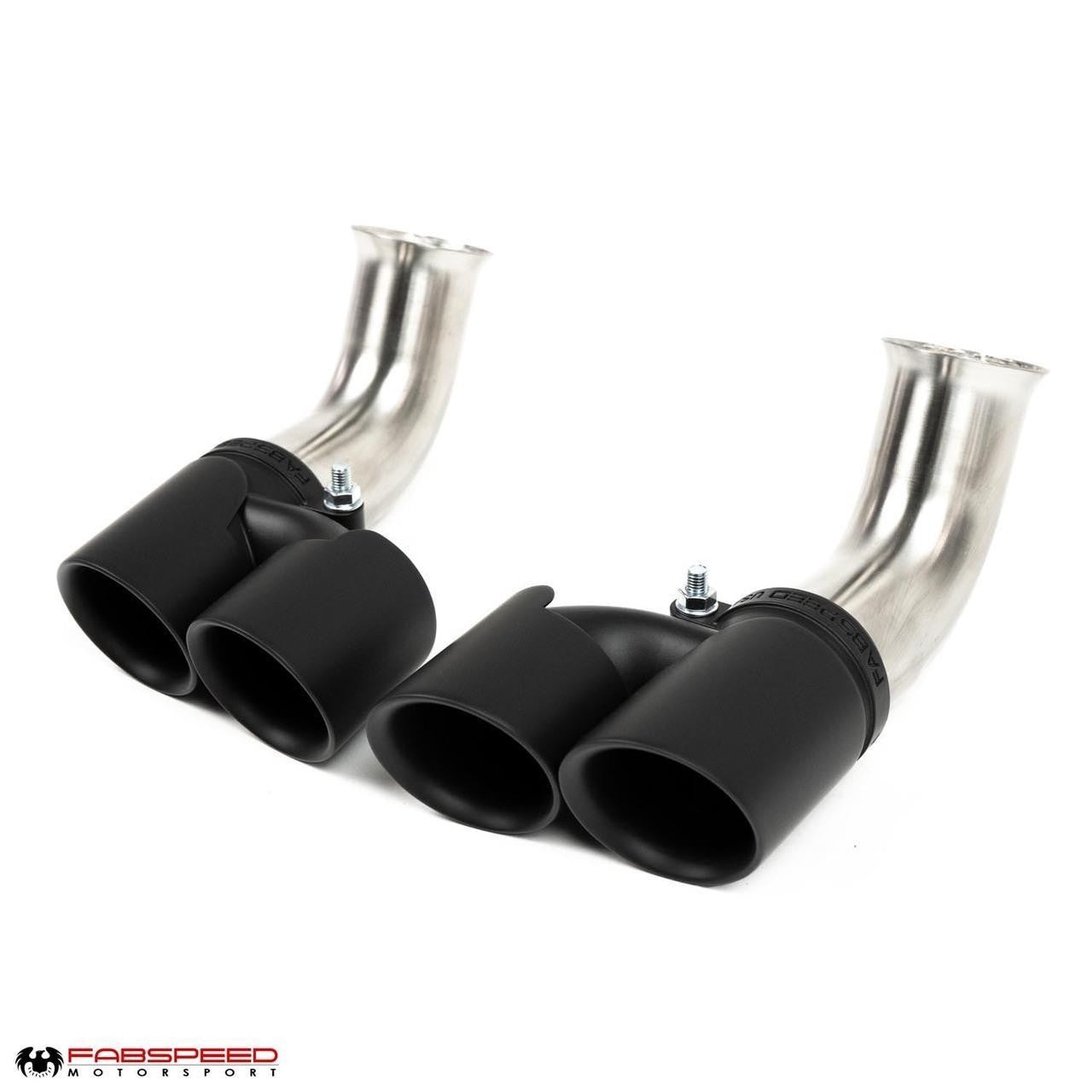 Fabspeed Porsche 996 C4S Deluxe Quad-Style Tips - (1999-2004) Secondary image