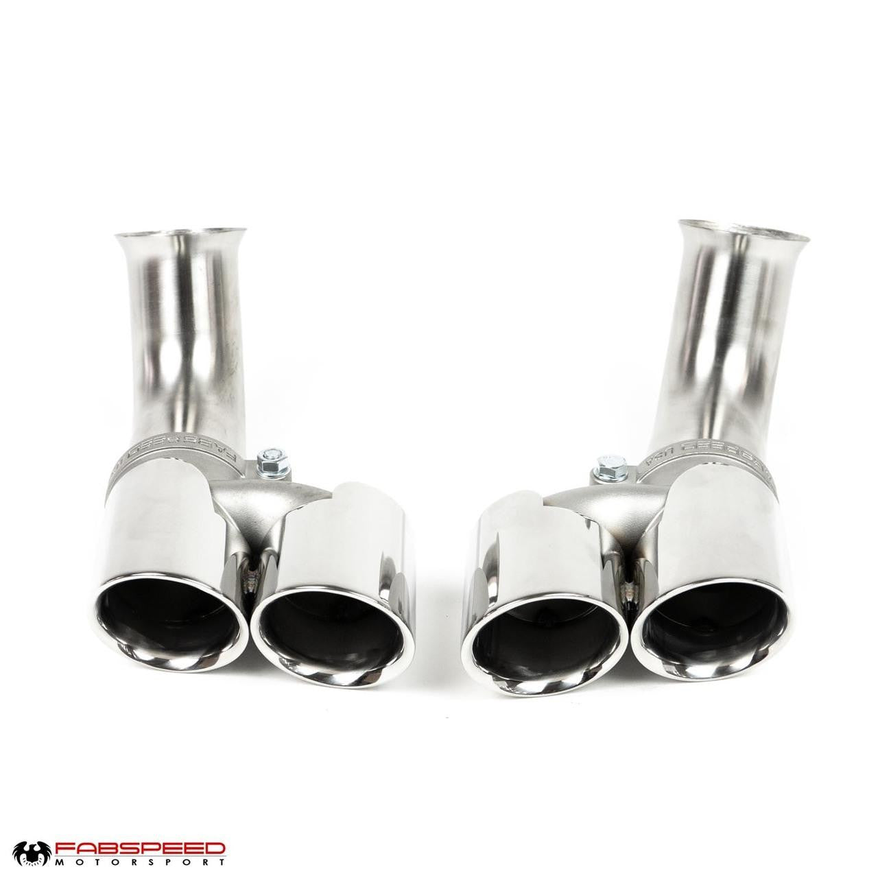 Fabspeed Porsche 996 Carrera Deluxe Quad-Style Tips - Short (1999-2001) Secondary image