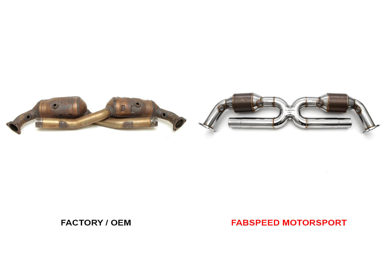 Fabspeed Porsche 996 Carrera Sport Catalytic Converter X-Pipe (1999-2004) Secondary image