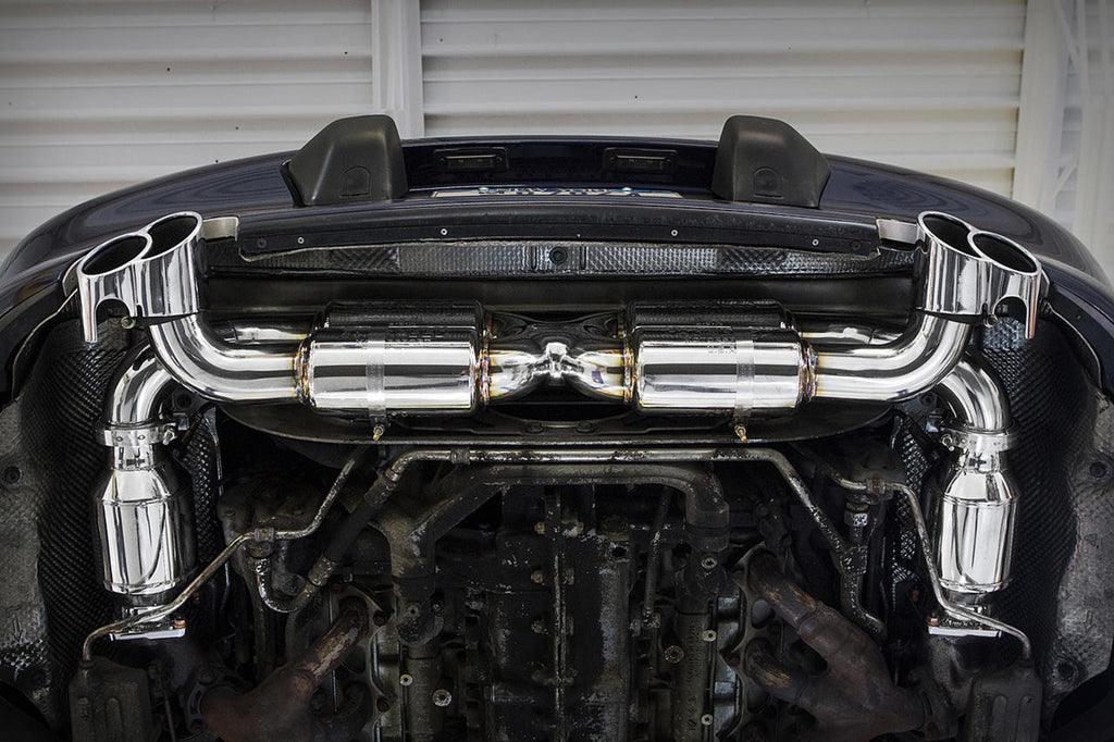 Fabspeed Porsche 996 GT2 70mm Supersport X- Pipe Exhaust System (2001-2005)
