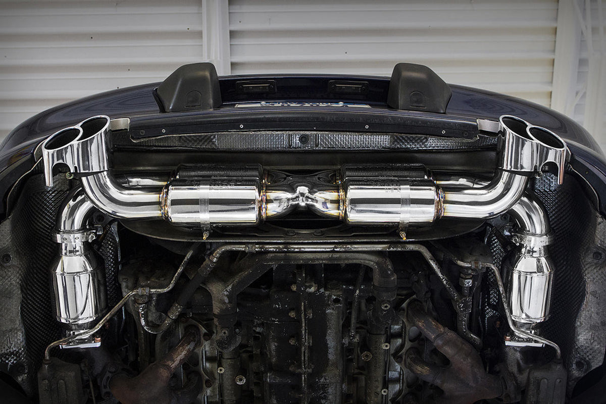 Fabspeed Porsche 996 GT2 70mm Supersport X- Pipe Exhaust System (2001-2005)
