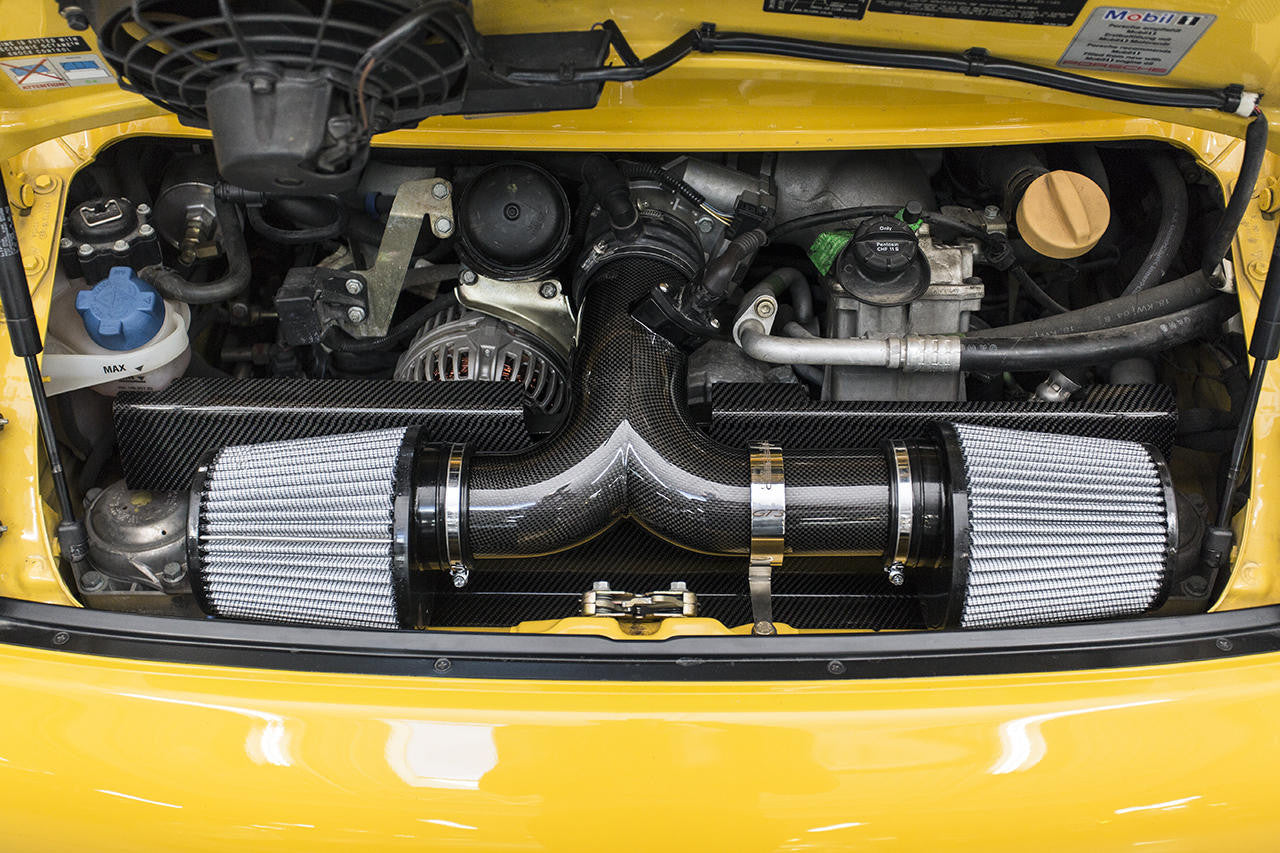 Fabspeed Porsche 996 GT3 Carbon Fiber Competition Air Intake (1999-2005) Secondary image