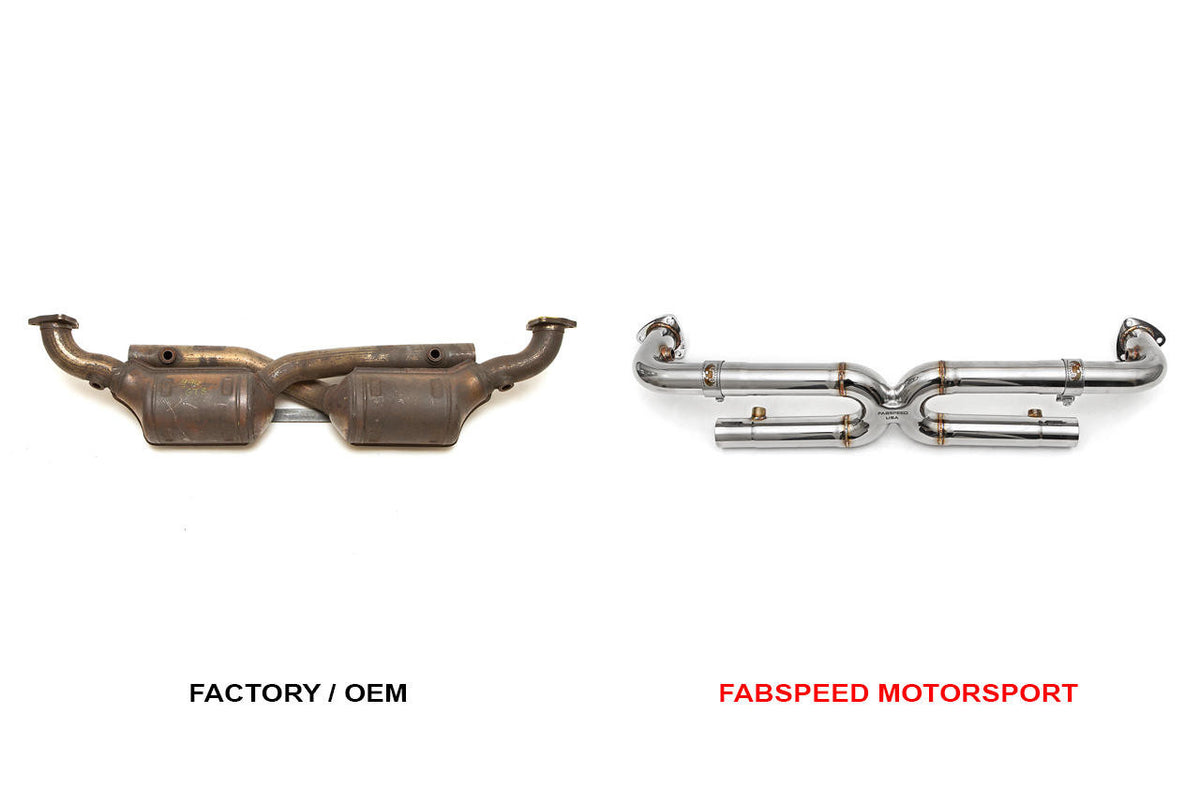 Fabspeed Porsche 996 GT3 link comp. X-Pipe (1999-2005)