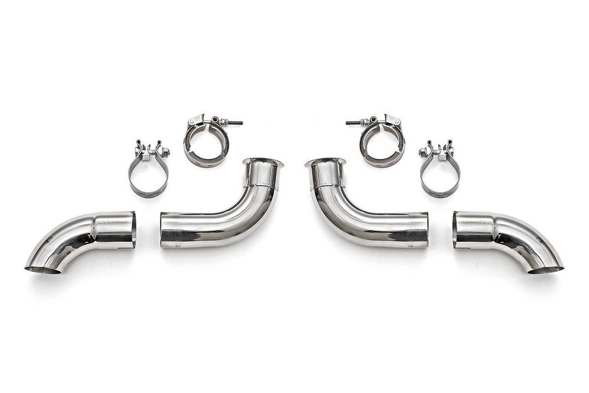 Fabspeed Porsche 996 GT3 Competition Muffler Outlets w/ Adjustable Turndowns