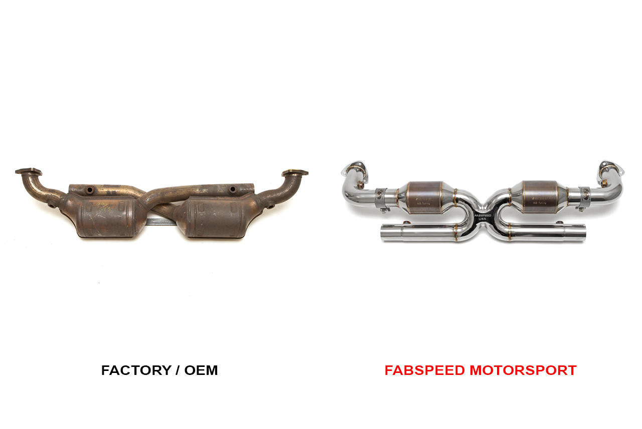 Fabspeed Porsche 996 GT3 Sport Cat X-Pipe (1999-2005) Secondary image