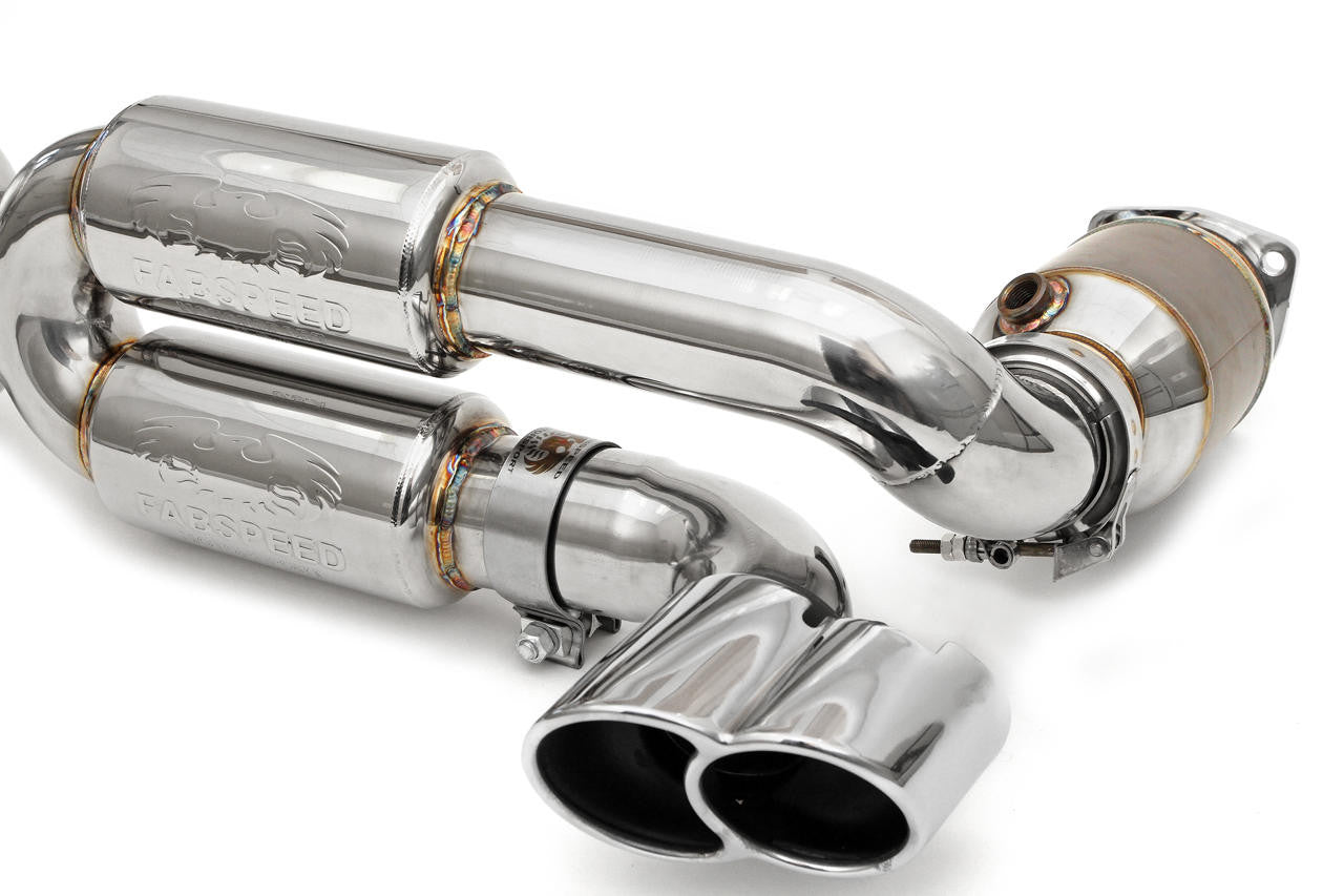 Fabspeed Porsche 996 Turbo Supersport 70mm X-Pipe Exhaust System (2000-2005) Secondary image