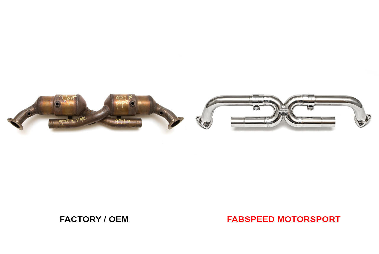 Fabspeed Porsche 997 Carrera Competition Link X-Pipe Secondary image