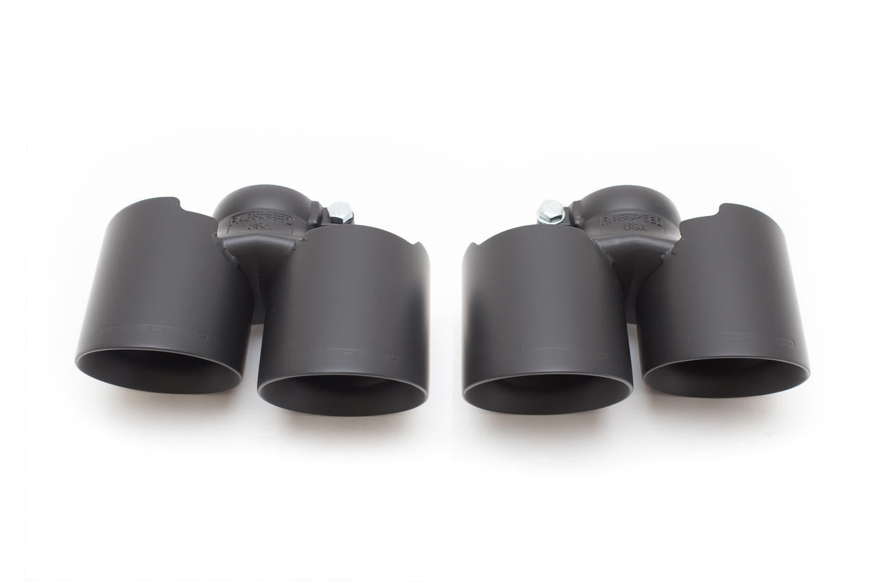 Fabspeed Porsche 997 Carrera Deluxe Quad-Style Tips (2005-2008) Secondary image