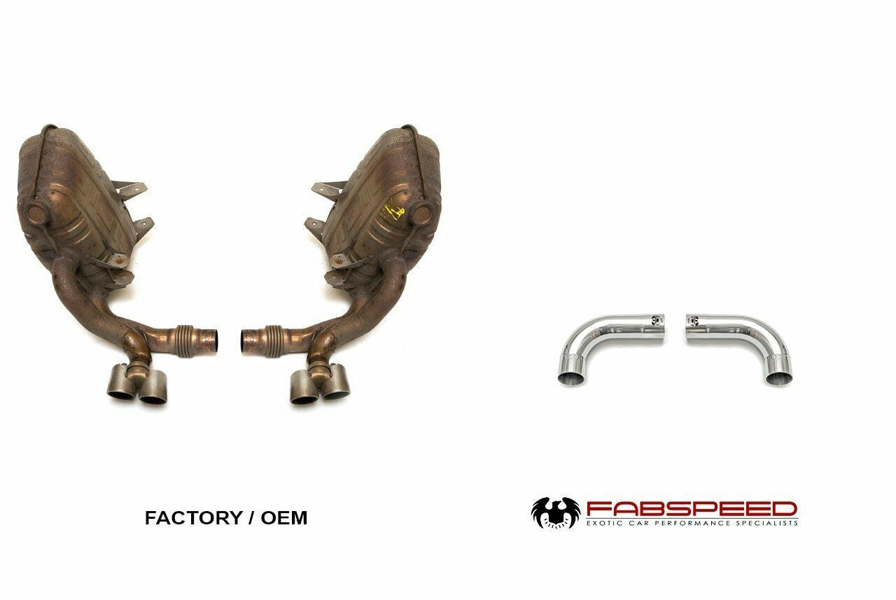 Fabspeed Porsche 997 Carrera Muffler Bypass Pipes (2005-2008) Secondary image
