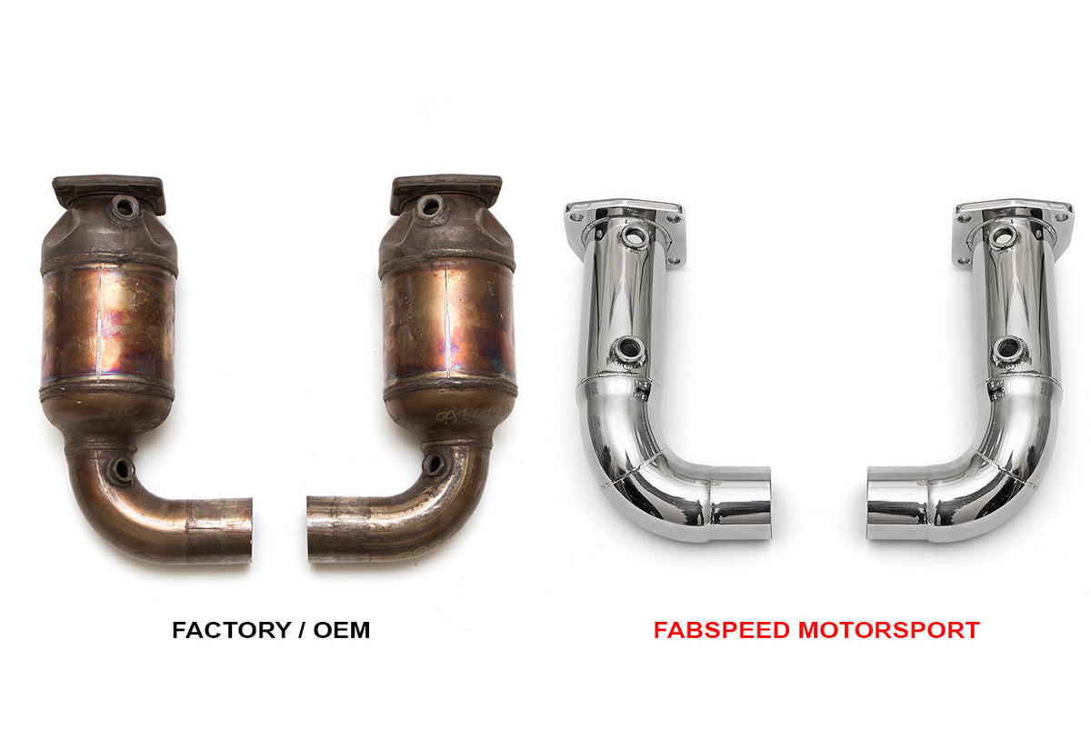 Fabspeed Porsche 997 GT2 link comp. Pipes (2008-2009)