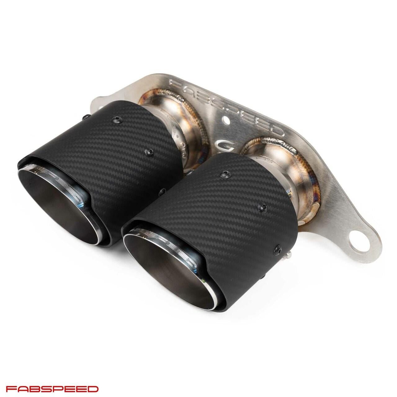 Fabspeed Porsche 997 GT3 / GT3 RS Deluxe Dual Style Tips Secondary image