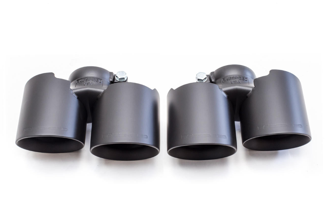 Fabspeed Porsche 997.2 Carrera Deluxe Quad-Style Tips (2009-2012) Secondary image