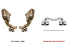Fabspeed Porsche 997.2 Carrera Side Muffler Bypass Pipes (2009-2012)