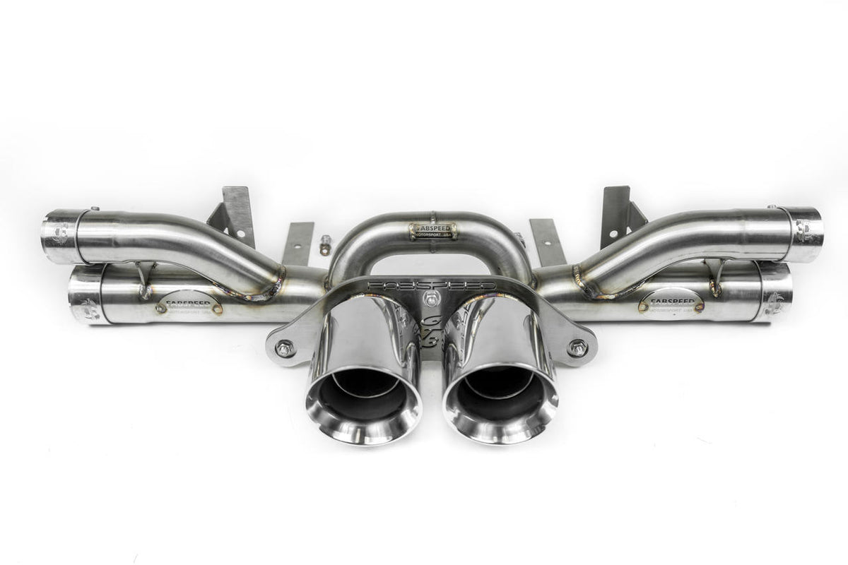 Fabspeed Porsche 997.2 GT3 / GT3 RS Center Muffler Bypass Pipe (2010-2011)