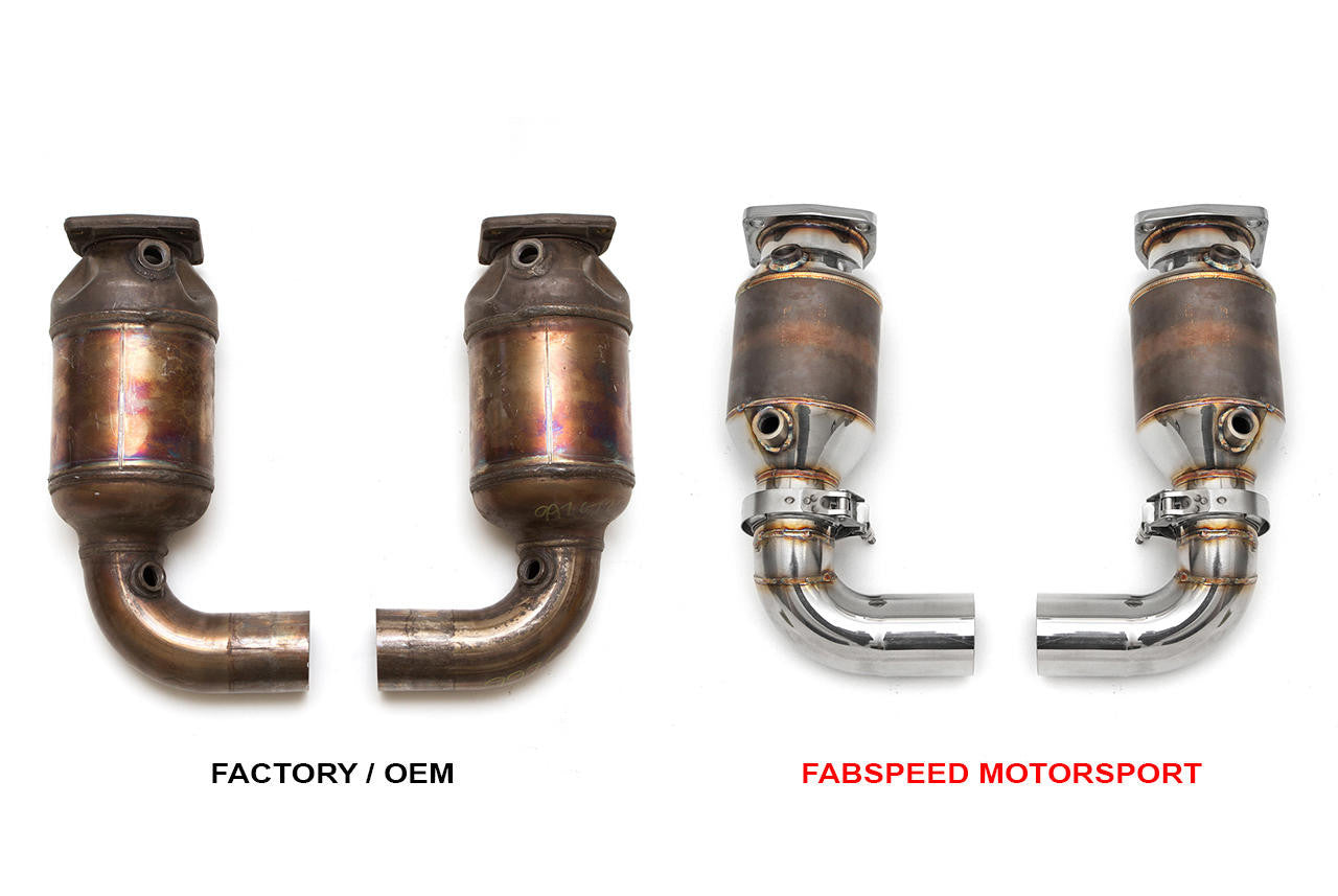 Fabspeed Porsche 997.2 Turbo / Turbo S Sport Catalytic Converters (2010-2012) Secondary image