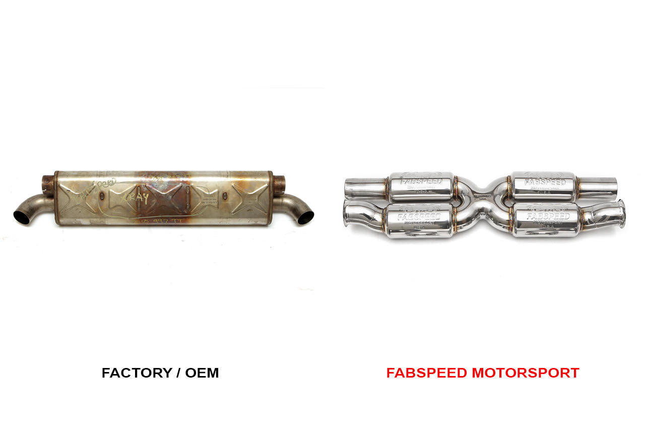 Fabspeed Porsche 997.2 Turbo / Turbo S Supersport X-Pipe (X-Pipe Only) (2010-2012) Secondary image