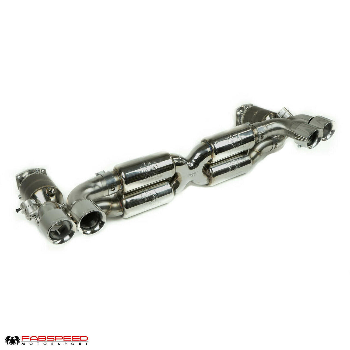 Fabspeed Porsche 997.2 Turbo / Turbo S Valved Supersport X-Pipe Exhaust System (2010-2012)