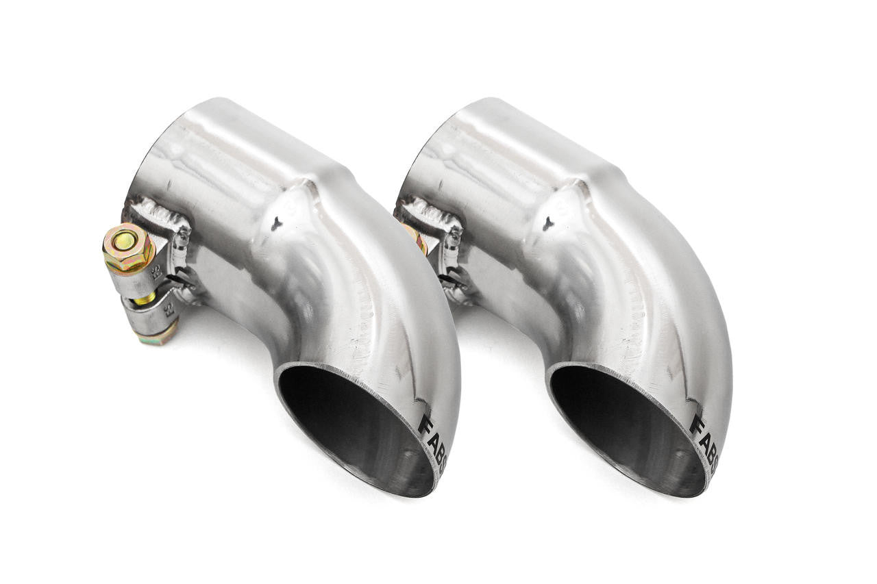 Fabspeed Porsche Competition Slip-On Turndown Tips (2.375" / 60.3 mm ID) - Fabspeed Exhausts Only Secondary image