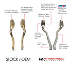 Fabspeed Ferrari 812 Superfast/GTS Sport Catalytic Converter and X-Pipe Exhaust System (2018+)