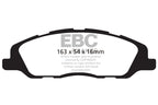 EBC 13-14 Ford Mustang 3.7 (A/T+Performance Pkg) Redstuff Front Brake Pads (view 5)