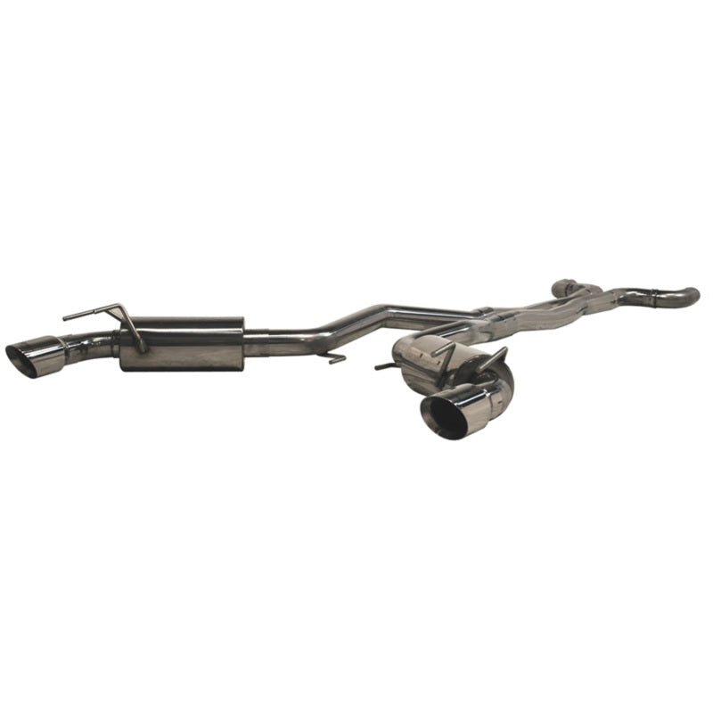 MBRP 2010 Chev Camaro V8 6.2L 6 Speed Dual Cat Back Round Tips (11 Conv. MUST purchase mbrpAD1710) (view 2)