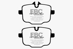 EBC 2021+ BMW M3/M4 3.0TT (G80/G82/G83 w/Cast Iron Rotors) Redstuff Rear Brake Pads